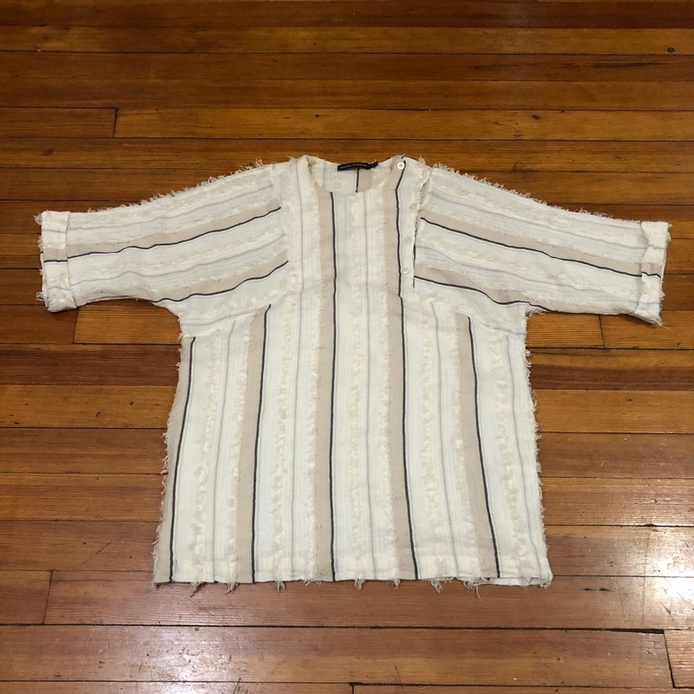ANTIK BATIK blouse cream s/38 - Picture 4 of 10